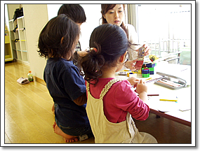 子連れでヨガ