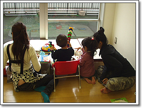 子連れでヨガ