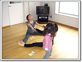 子連れでヨガ
