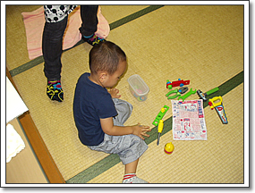 子連れでヨガ